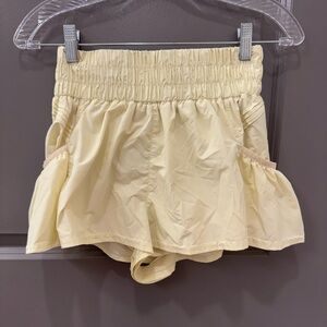 FP Movement Yellow Get Your Flirt on Shorts